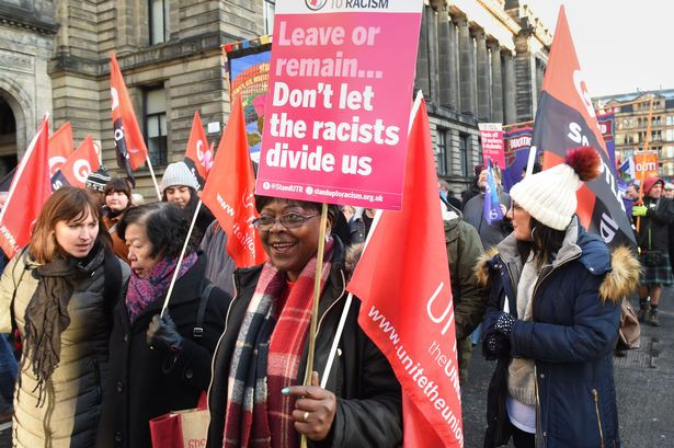Glasgow's St. Andrew's Day Anti-Racism March: A Powerful Display of Unity Against Hate