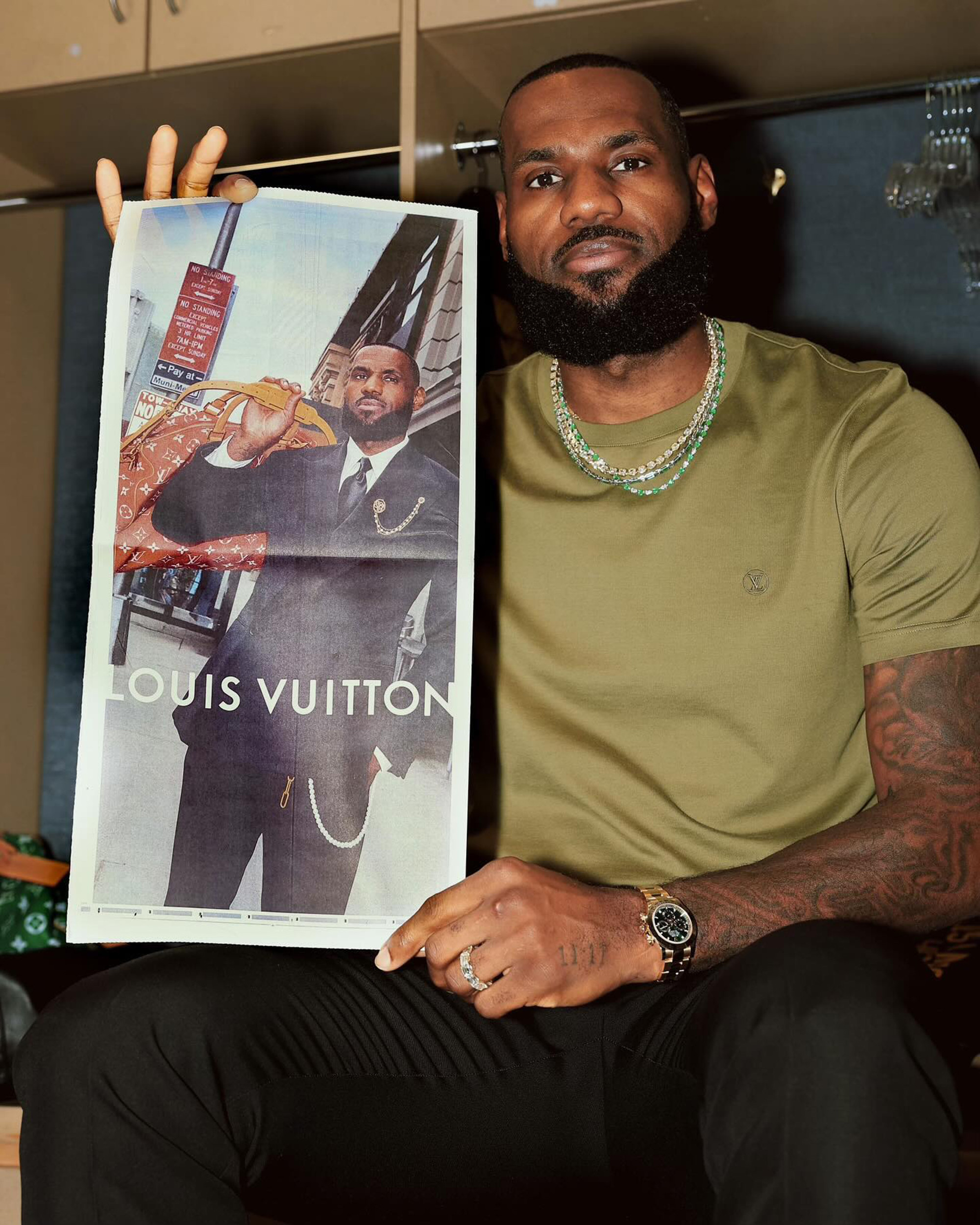 LeBron James' $4,150 Louis Vuitton Jacket Steals the Show at Lakers' Season Opener