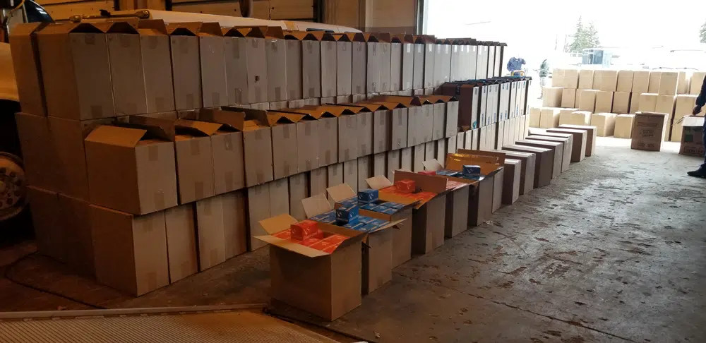 Massive Contraband Cigarette Bust in Trois-Rivières: 8,000+ Cigarettes Seized, Three Arrested